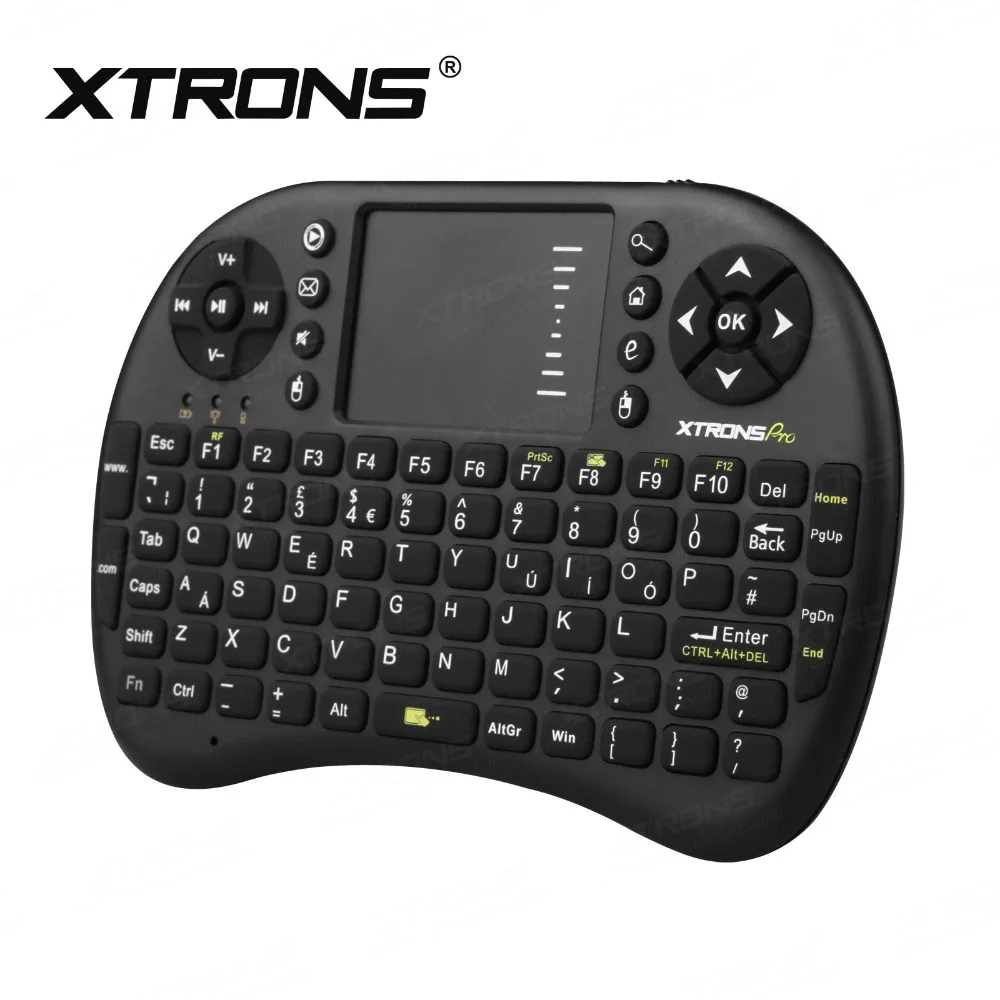 

XTRONS AMK003 2.4GHz Wireless Mini Remote control Keyboard Mouse Touchpad for Car PC Pad Laptop XBOX, 360 PS3 TV Box