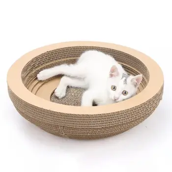 

New Arrival Pet Scratchboard Bowl-Shaped Large Corrugated Paper Cat Nest House