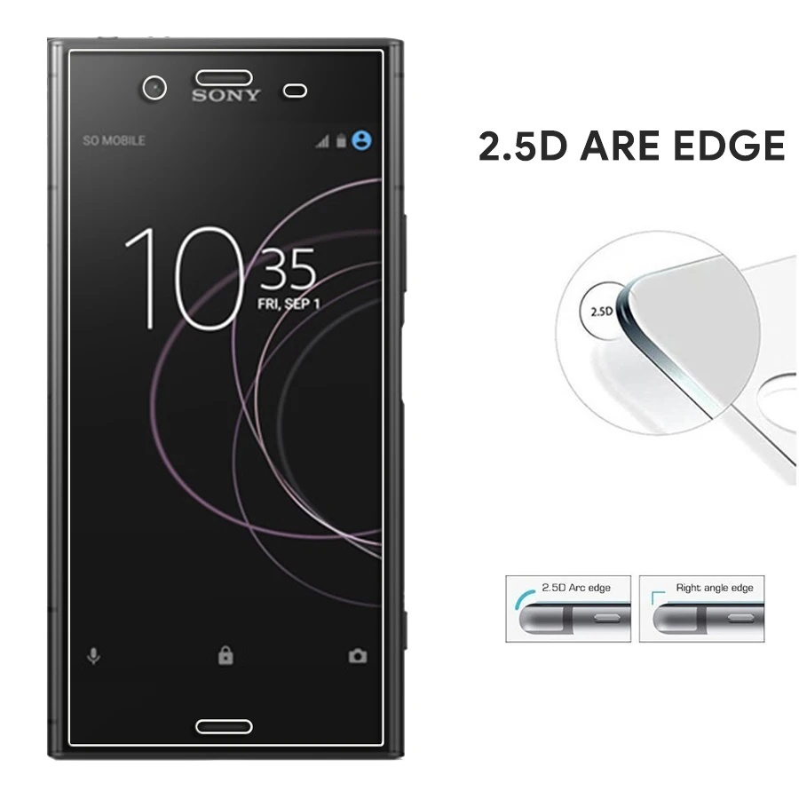 2 шт. 2.5D 9H закаленное стекло для Sony Xperia 1 XZ4 XZ3 X XZ1 Compact XA1 XA Ultra XZ XZS XZ2 Премиум Защитное