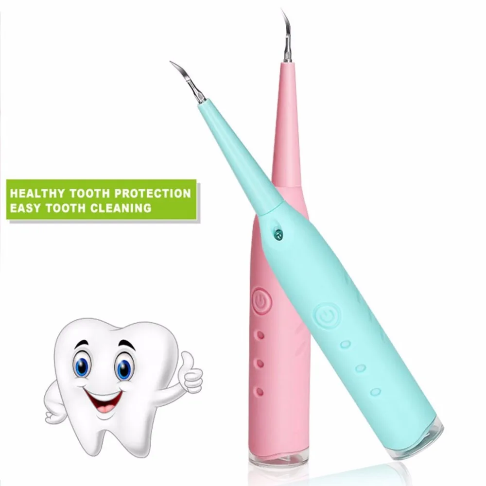 Портативный Электрический звуковой стоматологический скалер для удаления зубного камня от зубных пятен зубной камень стоматологический инструмент для отбеливания зубов светодиодный индикатор