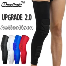 1 шт. длинные наколенники для баскетбола футбольный защитный щиток голени для бега голени рукав для голени наколенники Поддержка протектор для катания на лыжах/сноуборде спортивные наколенники