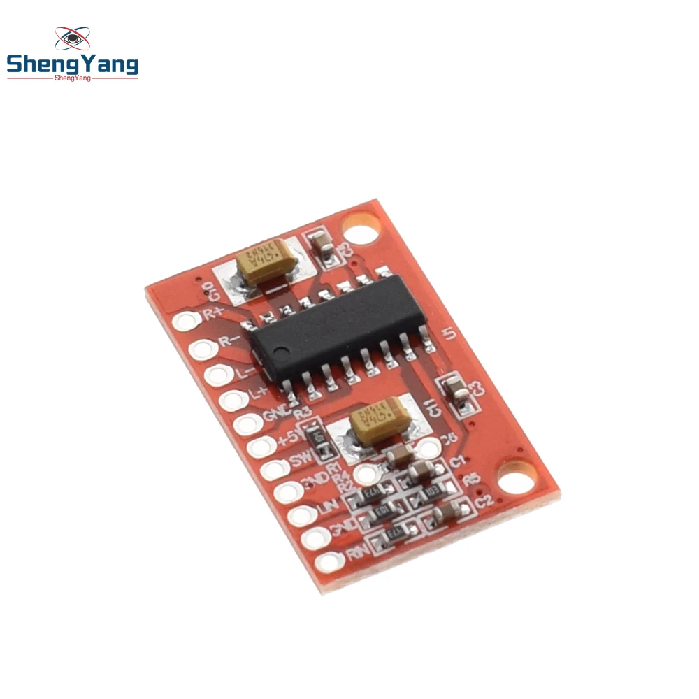 

1PCS ShengYang 3W*2 Mini Digital Power Audio Amplifier Board DIY Stereo USB DC 5V Power Supply PAM8403 for Arduino red