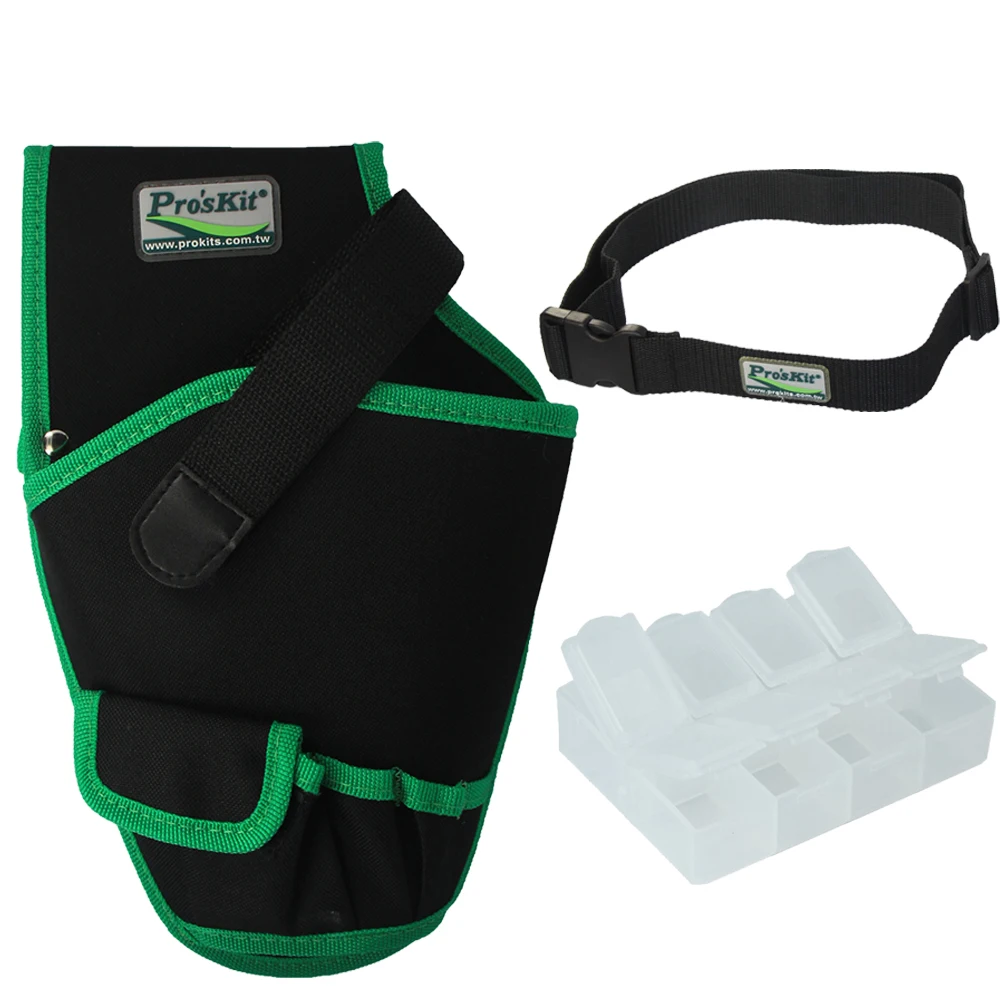 

Free Shipping Pro'skit Electrician Tool Bag Pounch Waist Tool Belt Holder Hand Tool Set +Free Tool Case Electrical Drill Holster
