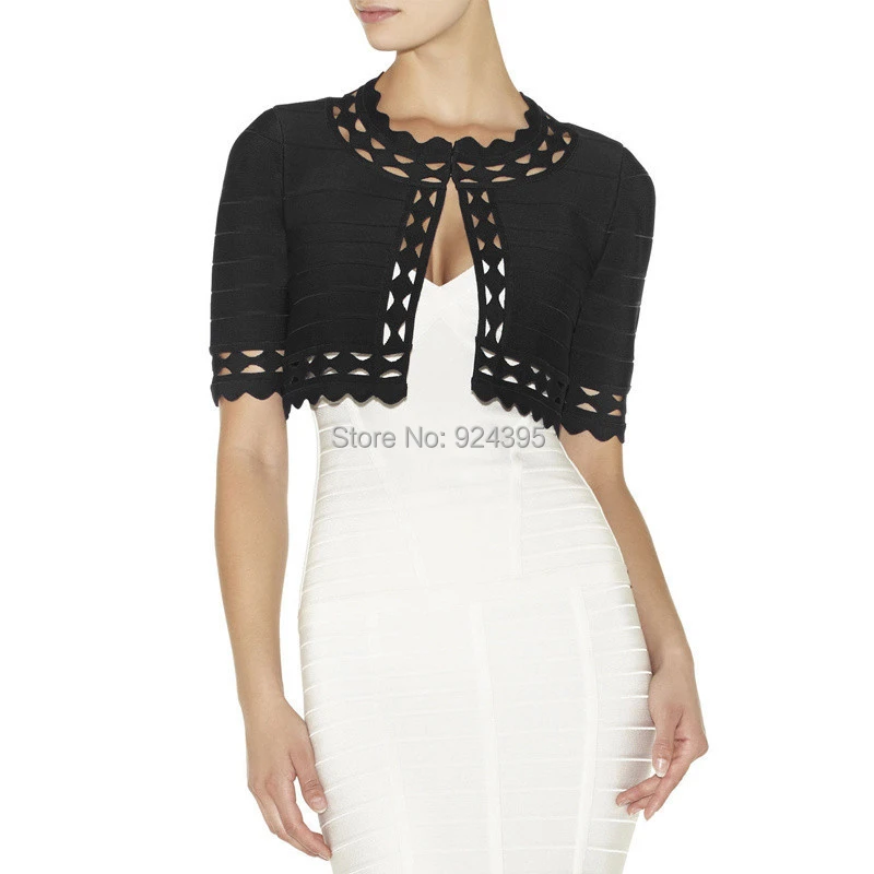 half black half white blazer dress