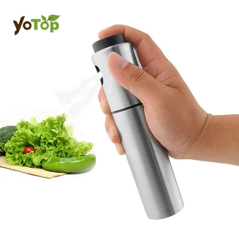 YOTOP BBQ Stainless Steel Fine Mist Olive Pump Spray Bottle Oil Sprayer Pot Cooking Tool Barbecue | Дом и сад