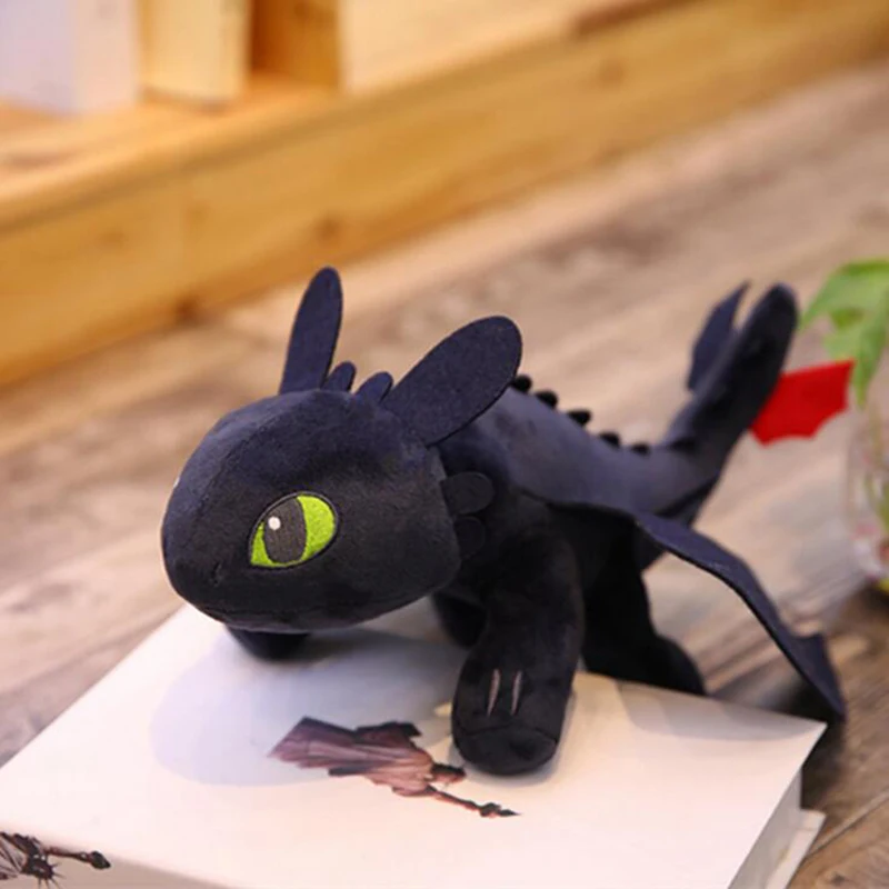 How to Train your Dragon Character Toothless Night Fury Plush Doll Soft Toy Gift 