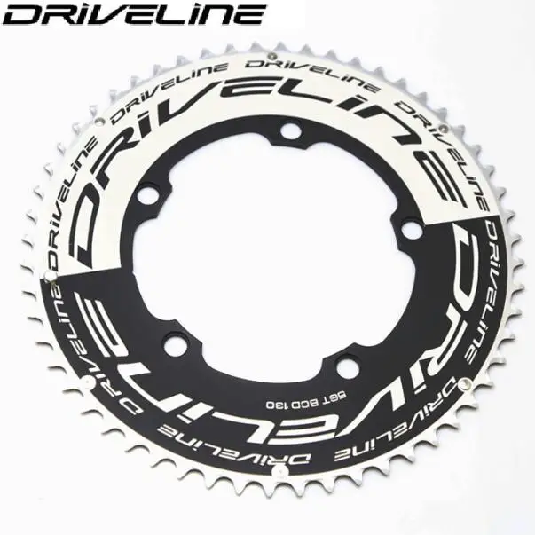 BCD 130mm Driveline CNC Alloy 7075 Road Bike Bicycle Cycling Chainring 60T