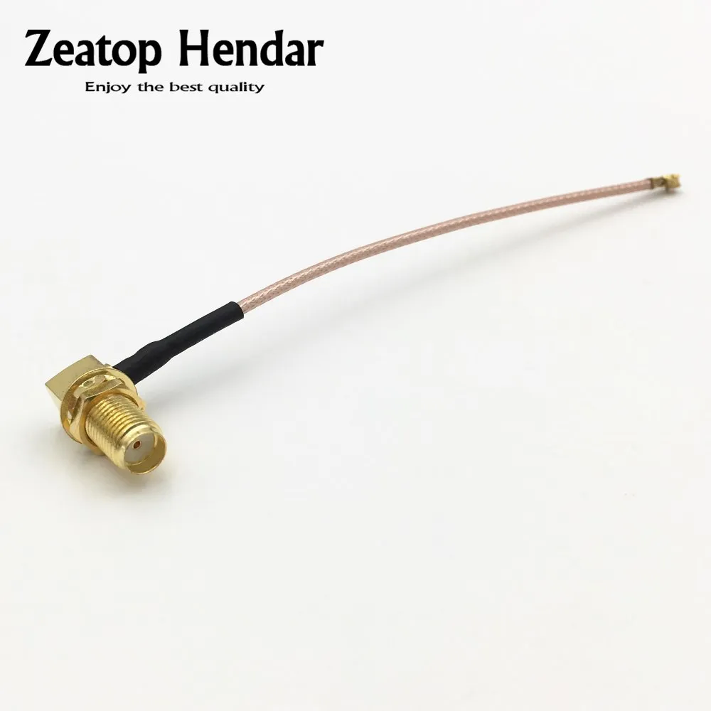 

1Pcs RG178 Cable Angle SMA Female to U.fl Ufl IPX IPEX Connector 13 Teeth Lengthen RF Pigtail Cable 10cm 15cm 20cm 30cm 50cm