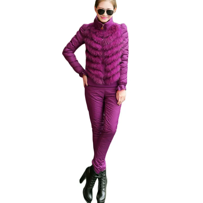Высококачественные зимние женские костюмы, набор, женские повседневные спортивные костюмы из трех частей, женские комплекты, толстый пуховый жилет, костюм для женщин, DX324