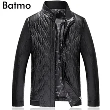 Batmo, Новое поступление, высокое качество, зимние толстые, сохраняющие тепло, мужские парки из искусственной кожи, толстая Мужская куртка, размер L-7XL, 8718P165