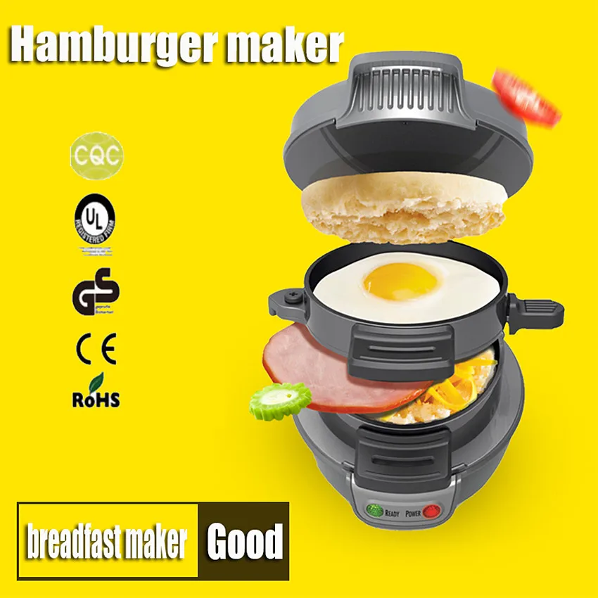 1 шт. здоровая Машина для завтрака гамбургер многофункциональная бытовая машина гамбургер сэндвич для детей