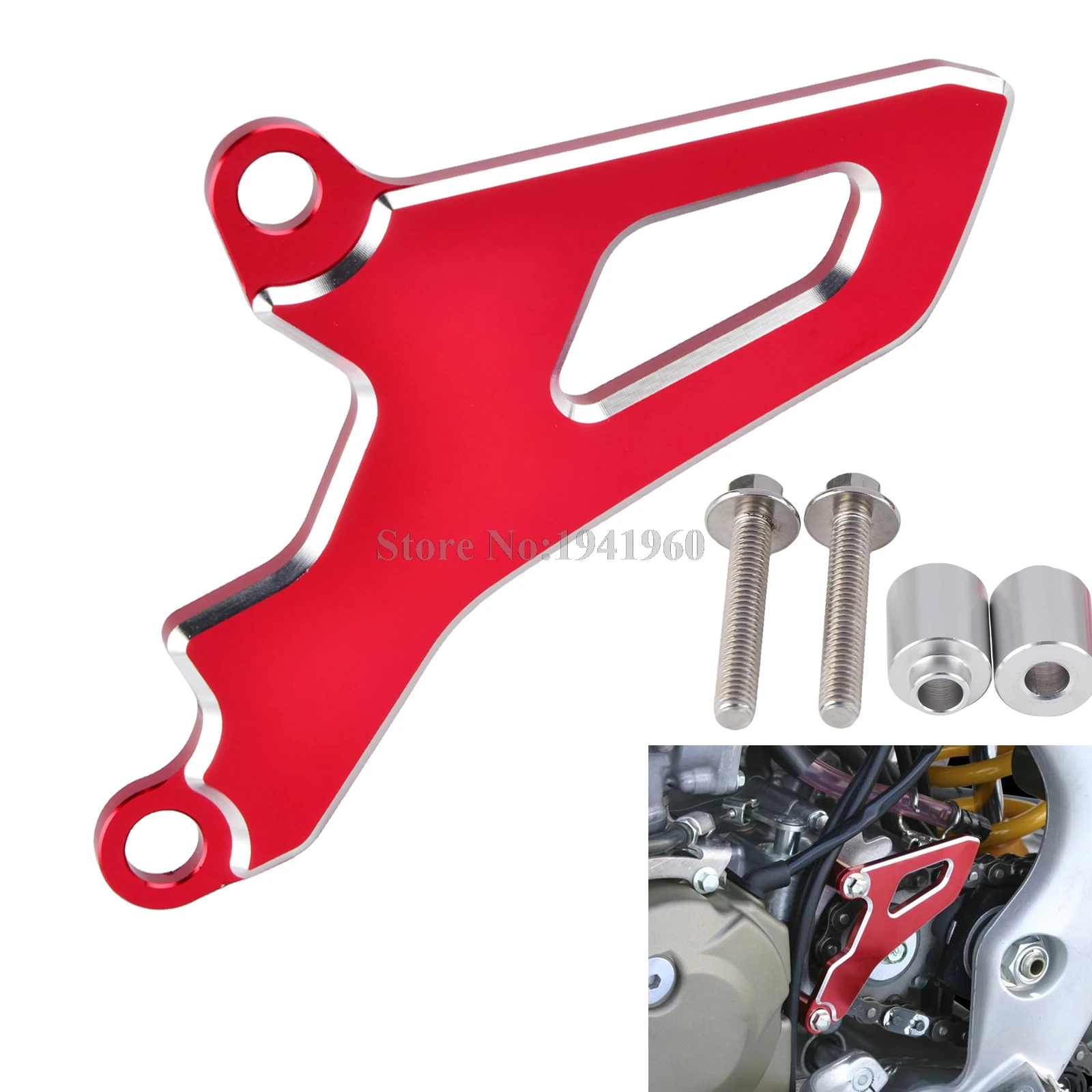 

H2CNC CNC Front Sprocket Guard Sprocket Chain Cover Engine For Honda CRF150R CRF450R CRF450X CRF 150R 450R 450X 2005-2018 2019