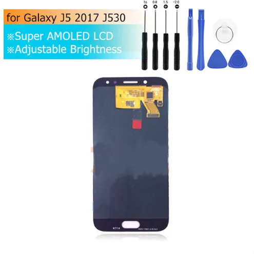 

AMOLED For SAMSUNG GALAXY J5 2017 LCD Display Touch Screen Replacement Parts For SAMSUNG J530 J530F J530FN SM-J530F LCD 5.2