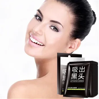 

Black mask Blackhead Remover Black Head Removal Pore Volcanic Mud Mask Cream Face Suction Nose Acne Cleansing Purifying 10Pcs