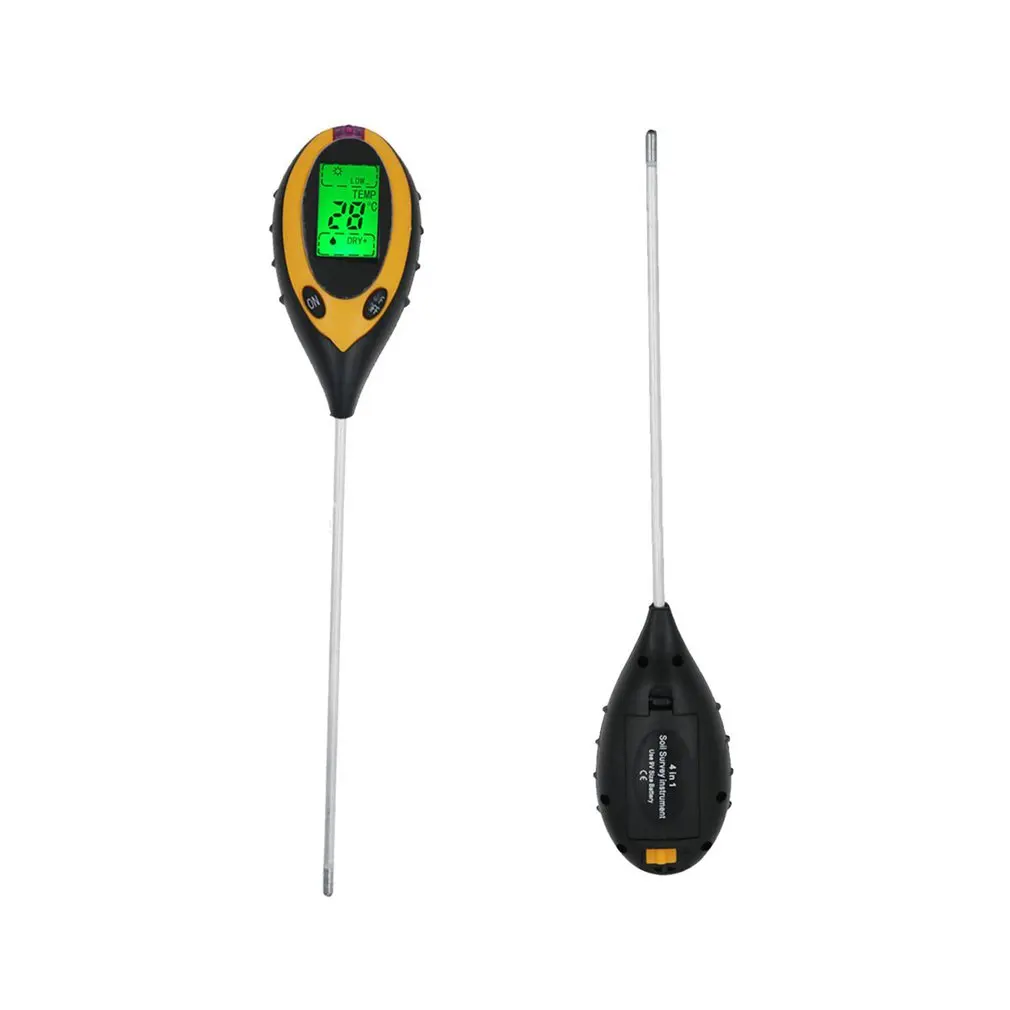 

Portable Crops Measure Earth PH CE Four In One Soil Tester, PH Temperature Soil Measuring Instrument CE, Soil PH Mete