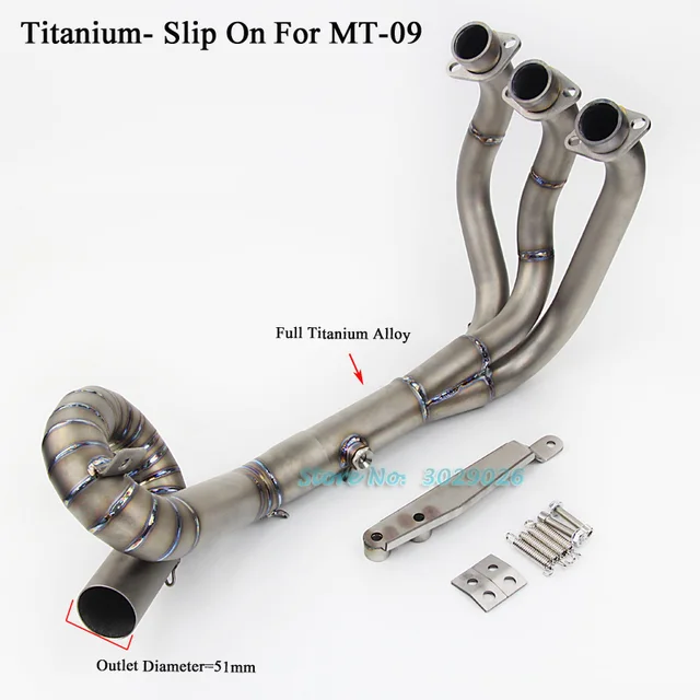 mt09 titanium exhaust