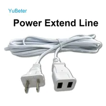 YuBeter 220 v удлинитель питания для наблюдения безопасности насос для байка, велосипеда Удлинительный кабель с патроном