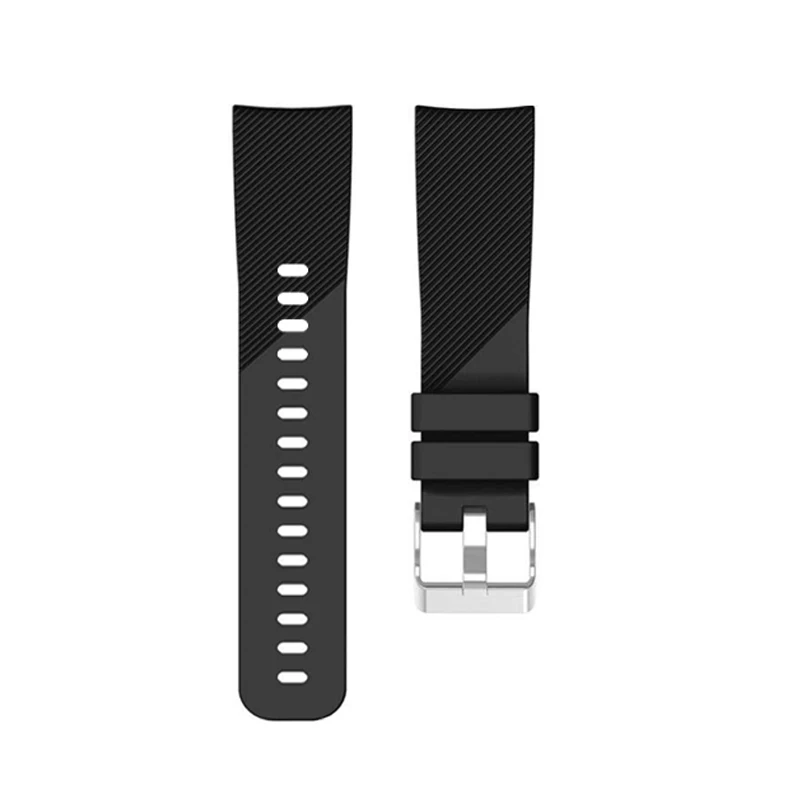 Ремешок для часов Xiaomi Huami Amazfit Bip Bit Smart Watch Band 20 мм силиконовый ремешок для часов браслет для Amazfit Bip аксессуары - Цвет: Black