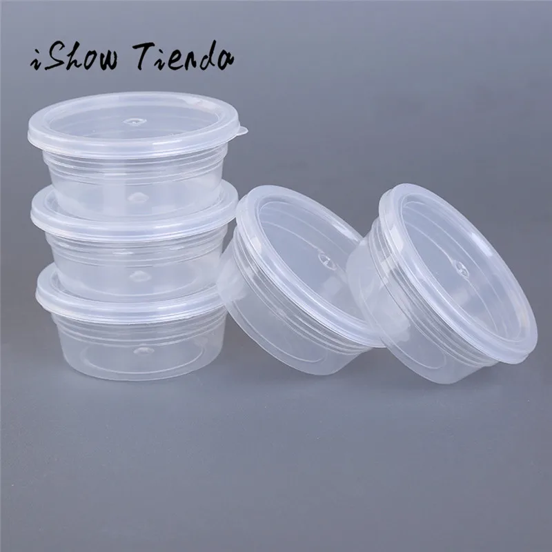 12 Pc Food storage box PP Materials Round Slime Storage