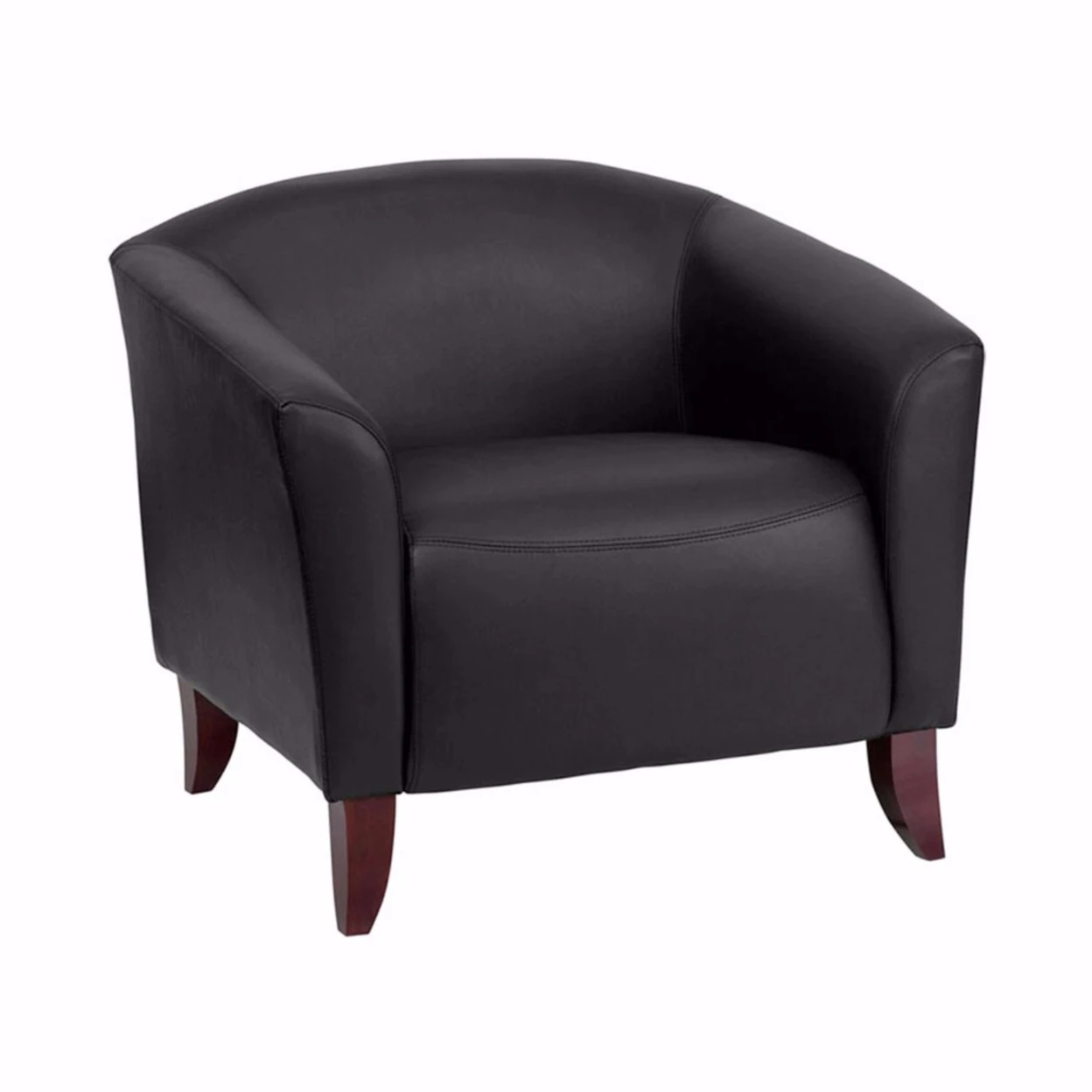Flash Furniture Hercules Imperial Series Reception Set In Black (1)