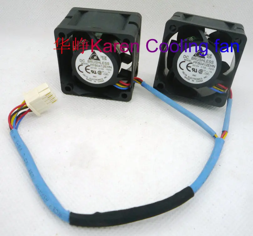 DELTA 4cm PFB0412EHN 4028 12V 0.72a 4wire Cooling Fan 1Set for 2pcs электрошашлычница delta кавказ 4
