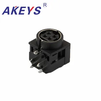 

5PCS MPC-4-01 DC Female 4 Pin Mini DIN Power Jacks Sockets S Terminal