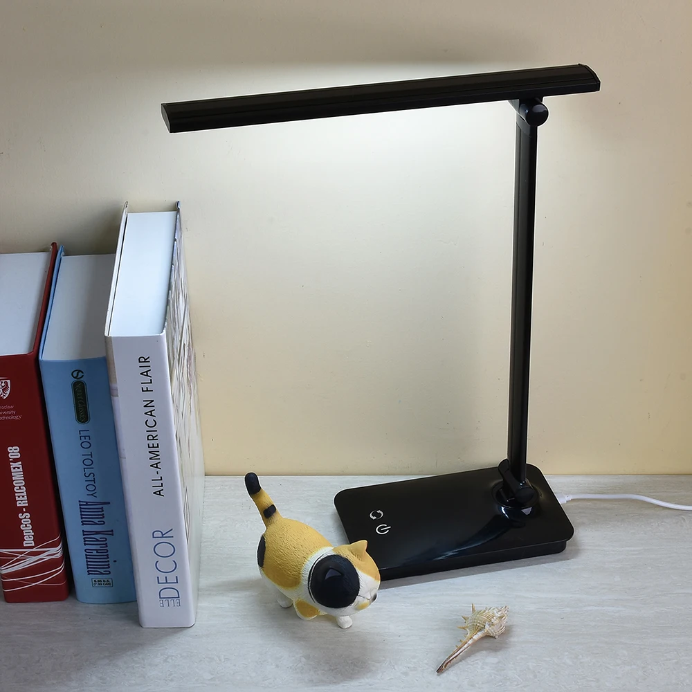 

Touch control Eye Protection Foldable LED Table Lamp USB Dimmable Color Temperature Changeable Desk Reading Lamp Book Light D30
