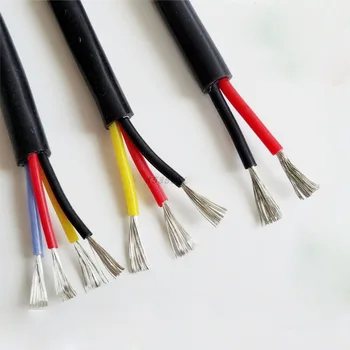 

Special soft silica gel wire 2 core 3 core 4 core 22/020/18/17/15awg copper core high and low temperature sheath wire