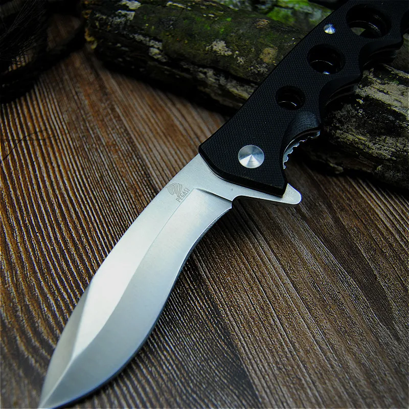 

PEGASI 7hr15mov sharp tactical folding knife outdoor rescue folding knife German hunting knife self-defense pocket knife