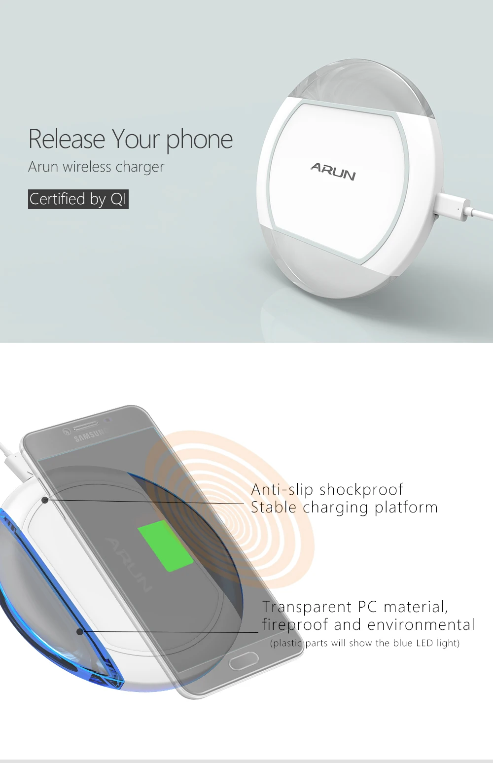 ARUN WX0001  Wireless Charger (1)