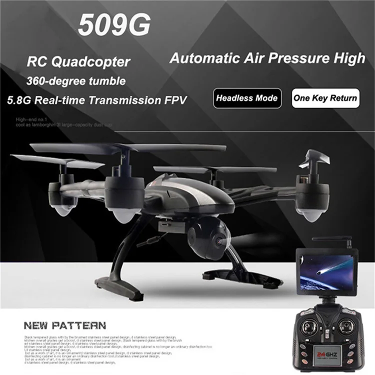 

Hot XD 509G rc Drone with Camera 6-axis Gyro Aircraft Radio Control rc Helicopter Remote Control Quadcopter
