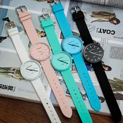 Дропшиппинг Силиконовые Красочные студенческие Wrisrwatch девушки часы модные детские роскошные часы с браслетом женские кварцевые детские