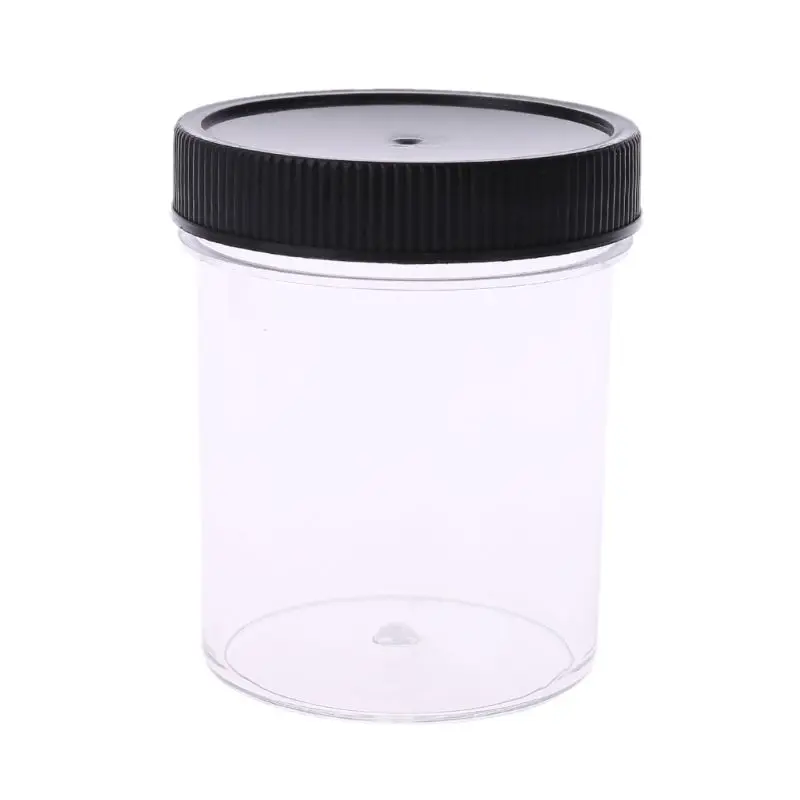 

120ml Plastic Transparent Storage Container Organizer Box Bottle Jar For Foam Slime Mud Light Clay Nail Art