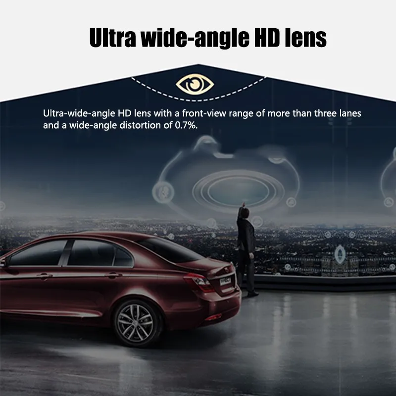 Rear View Camera Smart Rearview Mirror Navigation ADAS Security Auxiliary 8-inch Electronic Dog Rearview Mirror 3-in-1