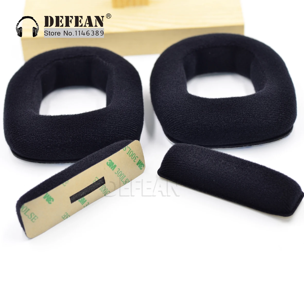 

Velour Earmuffs ear pads foam earmuff cushion for ASTRO A10 a 10 wired Xbox One Game Headset headphones sponge