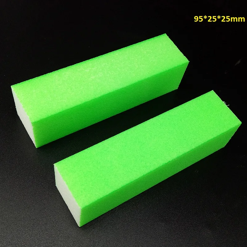 2*Buffing Sanding Buffer Nail Files Fluorescent Color 4 Sides Polished