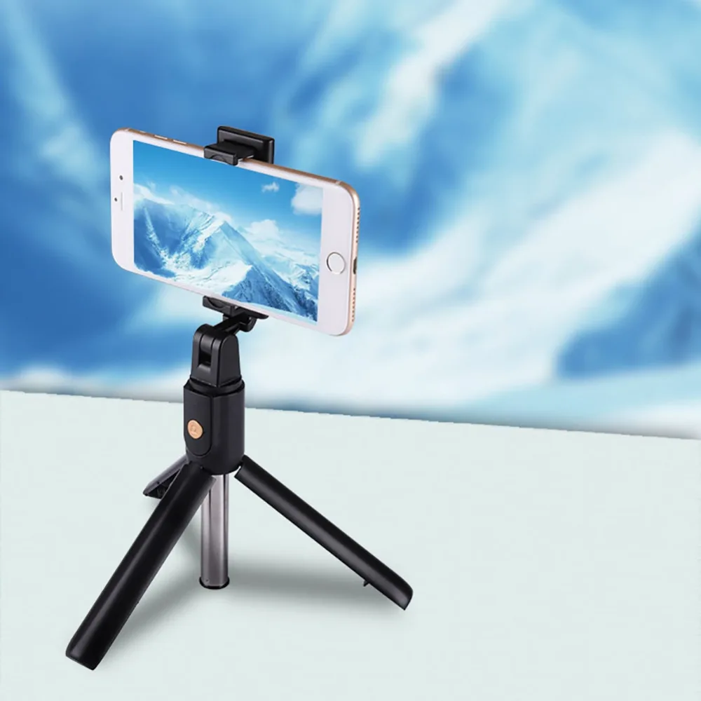 

Foldable Mini Tripod Bluetooth Selfie stick With Wireless Shutter Extendable Monopod Universal For iPhone 7 8 X XR IOS Android