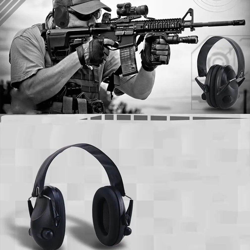 Военный Тактический наушник шумоподавление Охота Стрельба наушники анти-шум защитные наушники защита для слуха