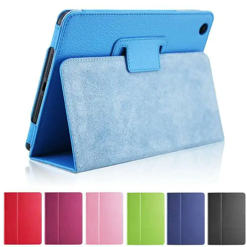 

Litchi PU Leather Cover Case for new iPad 9.7 2017 2018 Folio Stand with Auto Sleep/Wake Up Smart Stander Cover for iPad new