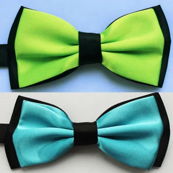 

1 X Solid Color Two Tone Mens Bowtie Men Tuxedo Bow Tie For Wedding Formal Party
