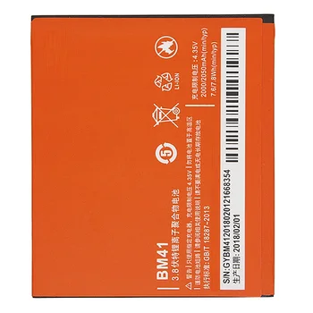 

Phone Battery BM41 For Xiaomi 2A Redmi Hongmi Red Rice 1 1S 2 High Capacity 2000mAh