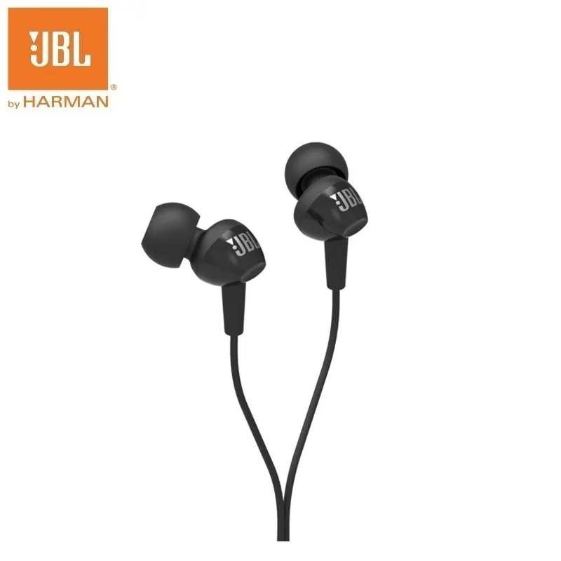 JBL C100SI бас стерео наушники Go для Android IOS мобильные телефоны наушники как рок Циркон audifonos с микрофоном наушники