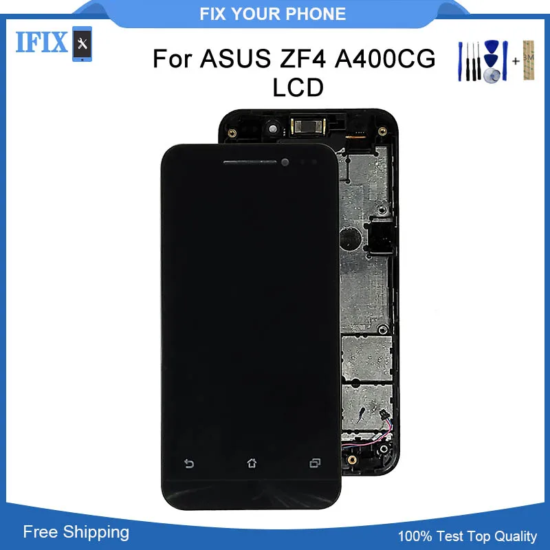 4 0 дюйма для Asus Zenfone A400CG ЖК дисплей сенсорный экран с рамкой дигитайзер сборка
