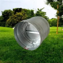 Inlined оцинкованная обратного-проект заслонка бабочка Backdraft демпфер воздуховод обратный клапан 150/200/250/300 мм выхлопных труб вентиляции