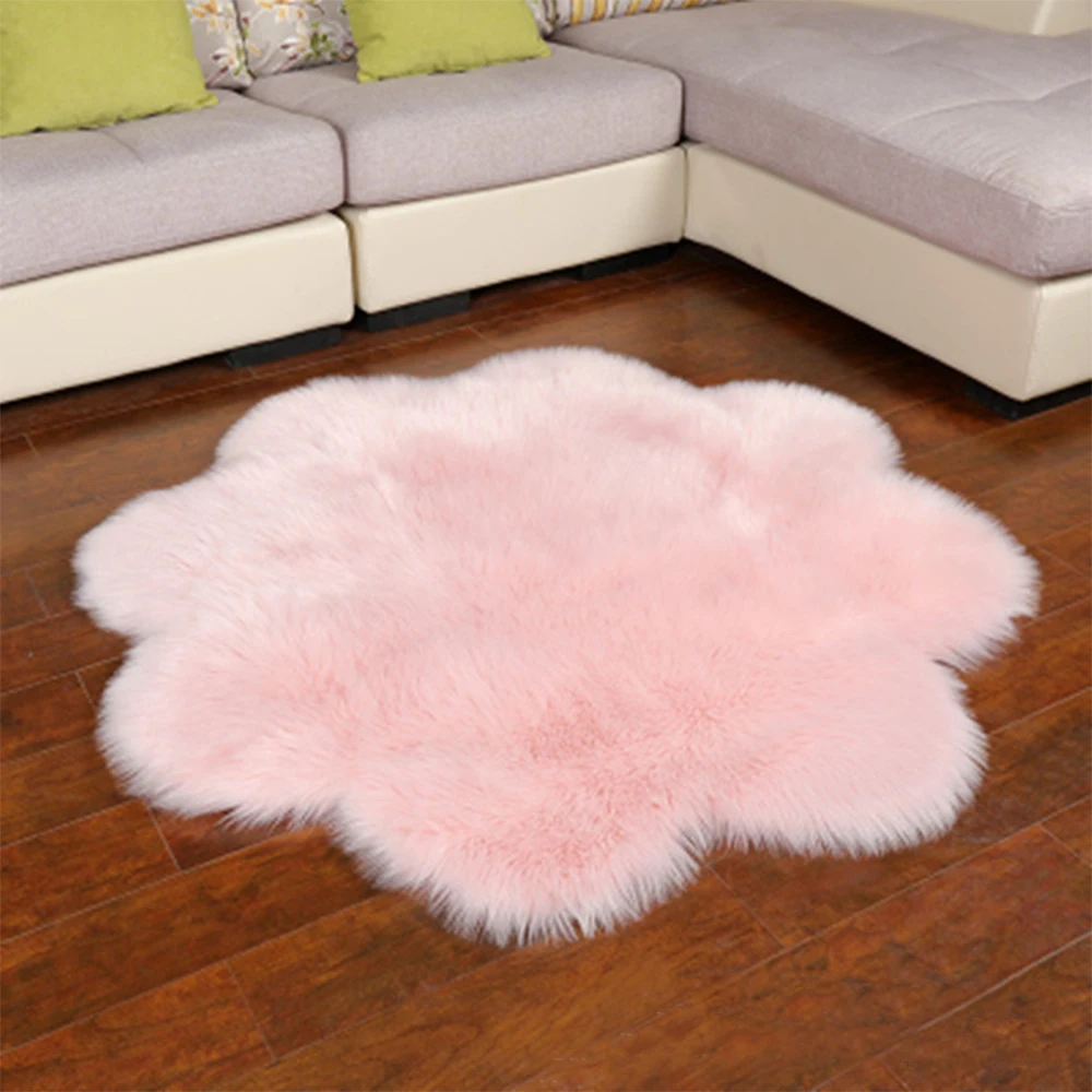 DIDIHOU белый розовый серый внутренний ковер из овчины Противоскользящий мягкий ковер из искусственного меха современный ковер для гостиной/спальни