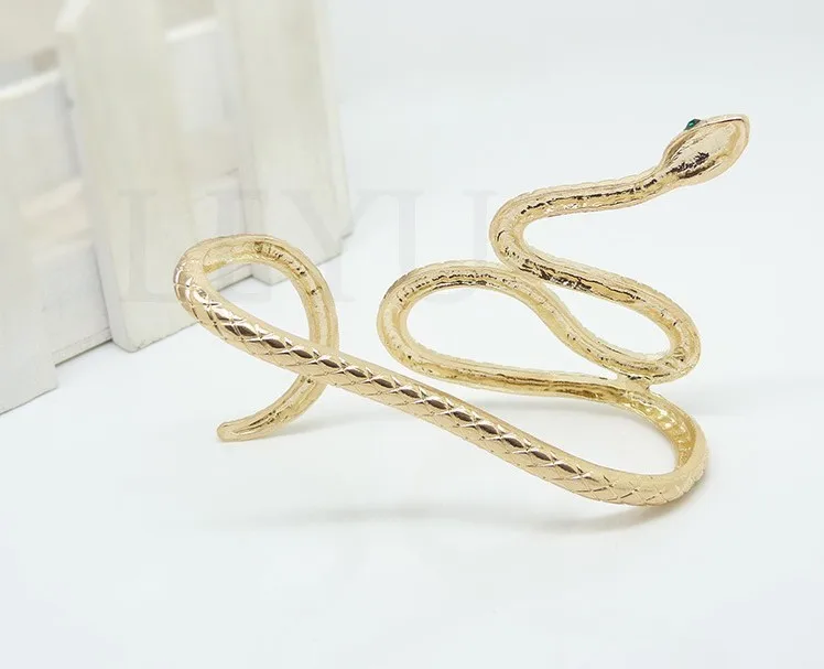 Персональный, чтобы сделать старый ретро браслет Змеиный браслет с украшениями в форме ладони прямо с фабрики Bijoux Femme змеиная цепочка - Окраска металла: Золотое шампанское