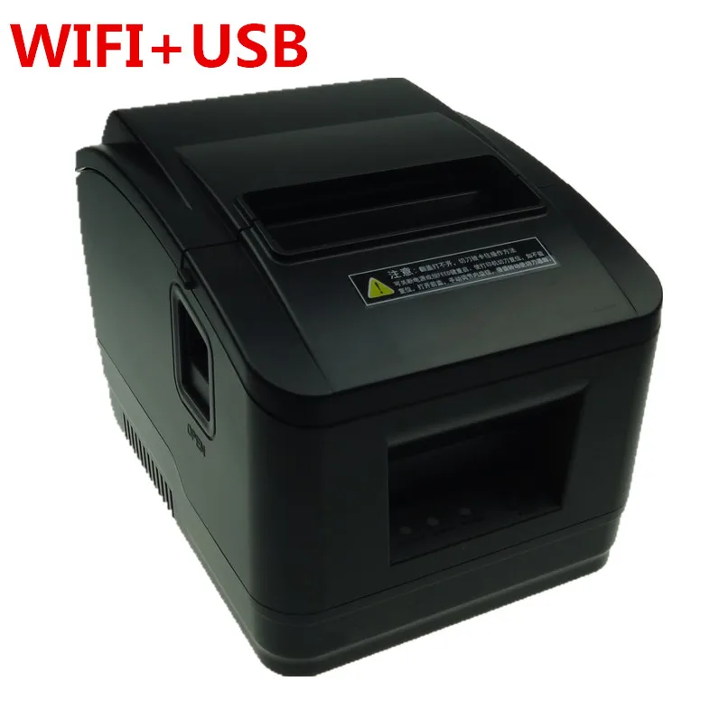 Абсолютно wifi Соединительный принтер высокого качества 80 мм Чековая купюра маленький билетный POS принтер автоматическая резка скорость печати быстрая