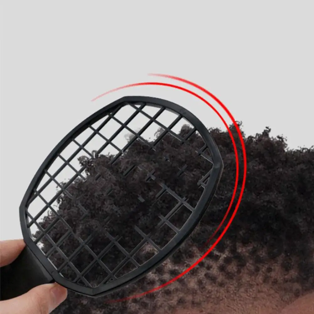 XY Fancy 2 In 1 Afro Twist Hair Comb African Men's Hairdressing Afro Comb Twist Wave Curl Brush Comb