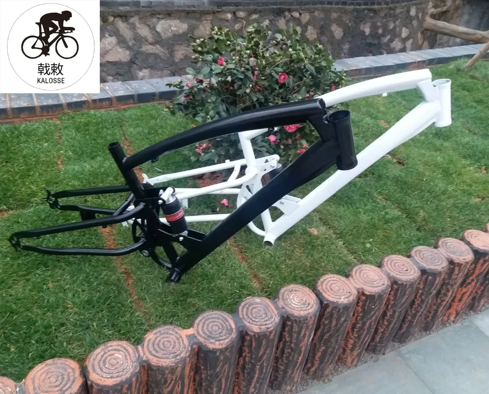 

Kalosse beach bike frame 150mm travel Soft-tail snow bicycle frame 190mm rear width frame
