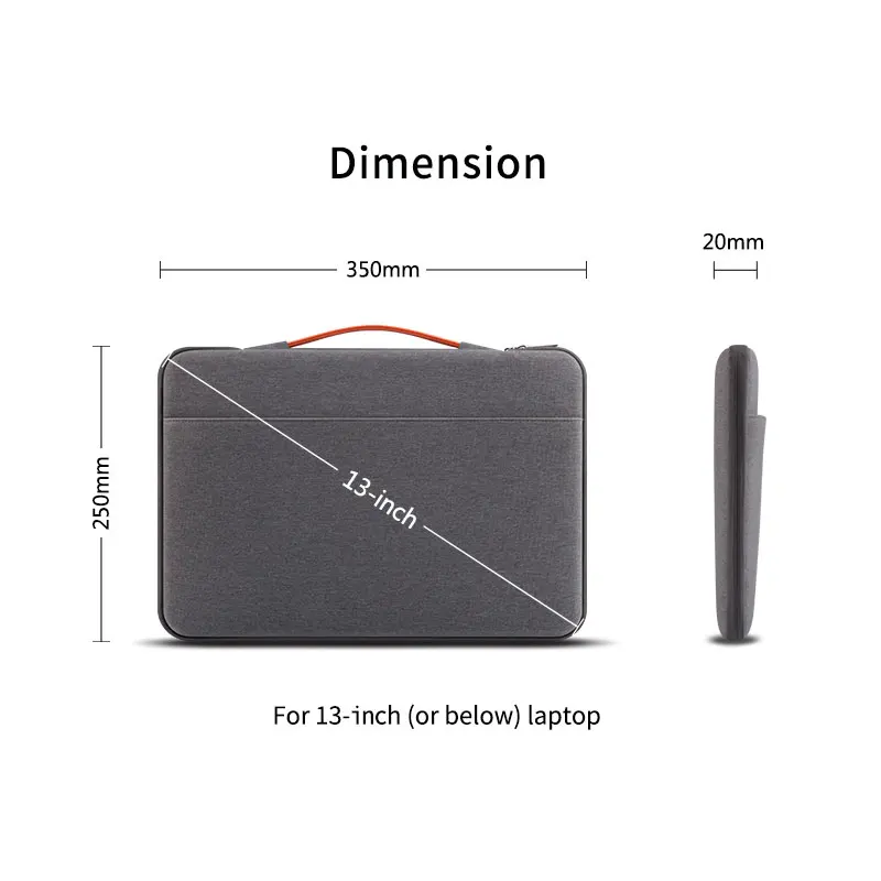 JCPAL Профессиональный Стиль для ноутбука с диагональю 13 дюймов MacBook Тетрадь для ноутбука сумка для ноутбука нейлоновая сумка для ноутбука
